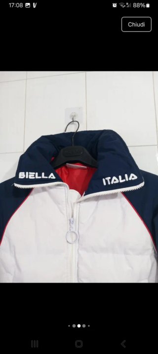 Bomber Fila Donna Tg 40/42 Blu/Bianco