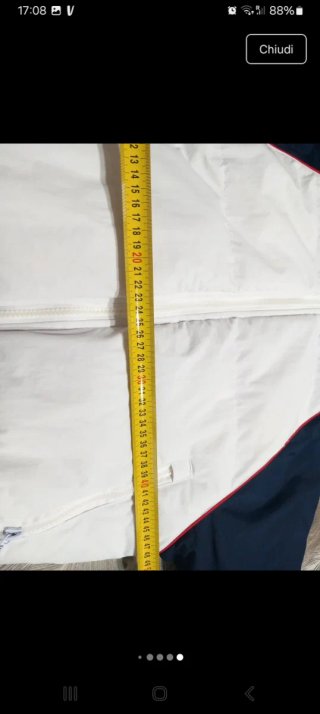 Bomber Fila Donna Tg 40/42 Blu/Bianco