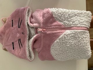Pijama mono gato rosa niña