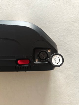 Batería ebike + soporte controladora + cargador
