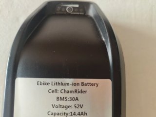 Batería ebike + soporte controladora + cargador