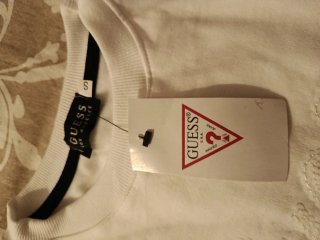 Sudadera Guess Blanca Bordada