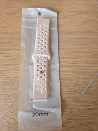 Correa Silicona Reloj 20mm beige