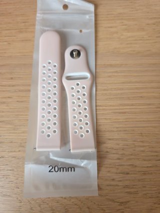 Correa Silicona Reloj 20mm beige