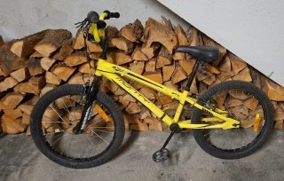 Bicicleta Monty niño amarilla 106
