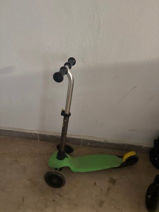 Patinete 3 ruedas verde