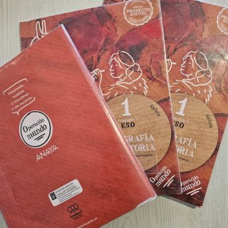 Libros Xeografía e historia, 1 ESO. 3 TRIMESTRES