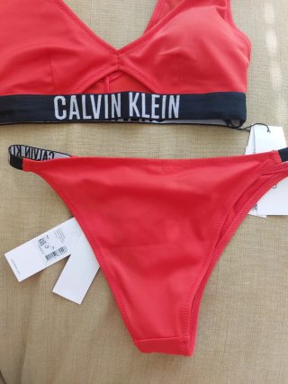 Bikini Calvin Klein Rosso