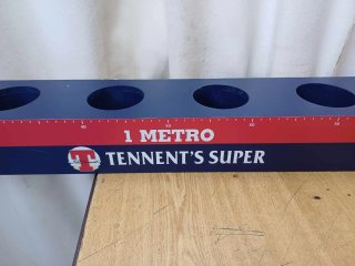 TENNENT'S BIRRA VASSOIO 1 METRO PORTATA 6 BOCCALI