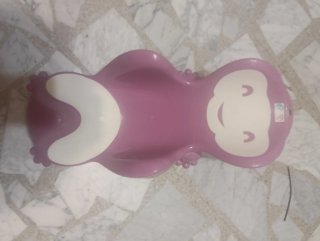 Bañera para bebé con diseño de mono