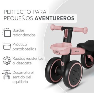 BICICLETA SIN PEDALES BLINKY 1-3 AÑOS CON LUCES