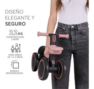 BICICLETA SIN PEDALES BLINKY 1-3 AÑOS CON LUCES
