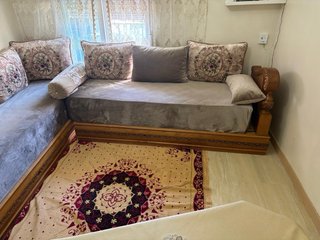 Salón Marroquí Beige y Morado 2,50/1,95/70