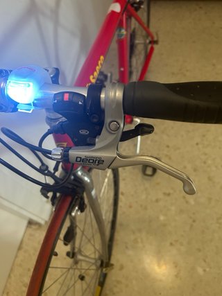Bicicleta Cannondale Saeco Paseo Roja poco uso.