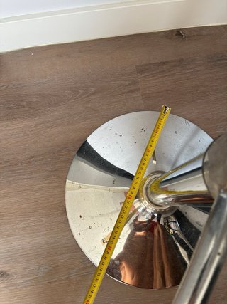 2 Taburetes de cocina (Metacrilato y Plateado)