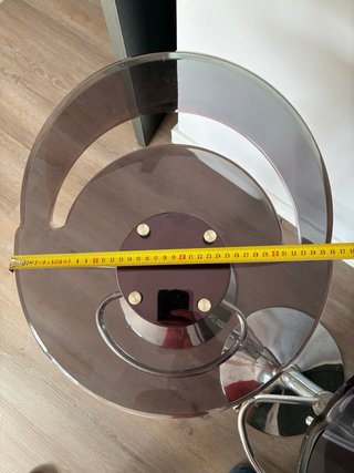 2 Taburetes de cocina (Metacrilato y Plateado)
