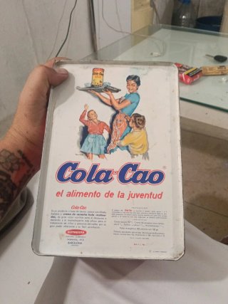 Caja Metálica Decorada Relojes Antiguos