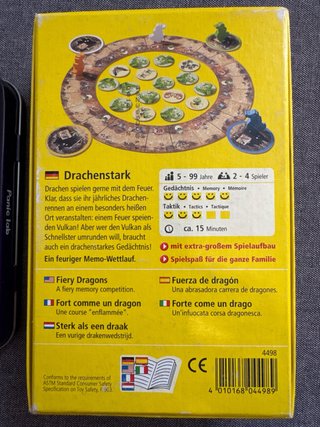 Juego de mesa Panic Lab y Drachen Stark HABA