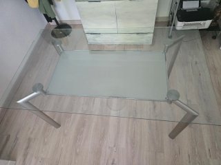 Mesa Comedor Cristal 150x87cm