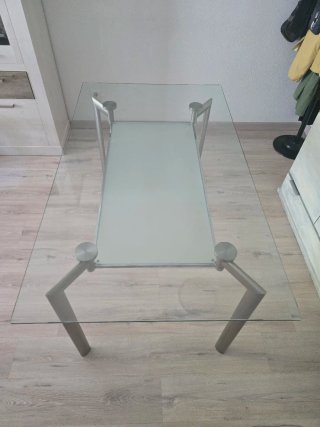 Mesa Comedor Cristal 150x87cm