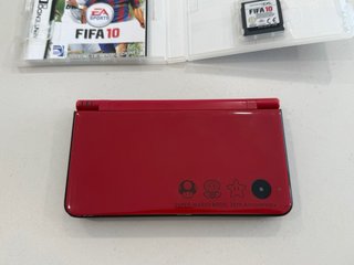 Nintendo DSi XL Rossa Edizione Mario Bros + FIFA 10
