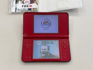 Nintendo DSi XL Rossa Edizione Mario Bros + FIFA 10