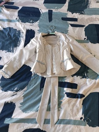 Corpiño fallera niña gris 4-6 años