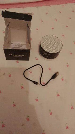 Altavoz Bluetooth Santander Plata