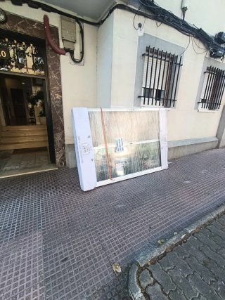 Mampara Balconera Blanca 150x218