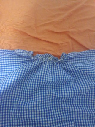 Bata azul colegio La Mennais,talla 2