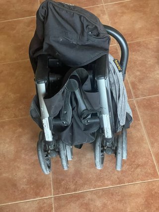 Carrito de bebé Besrey gris