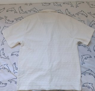 Camisa Saints Studio Lino Blanca Texturizada