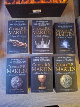 Pack Libros Canción de Hielo y Fuego en inglés