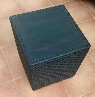Conjunto Sofás Jardín + Mesita Ratán + cojines