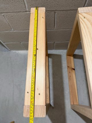 Escritorio doble de madera