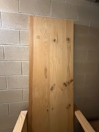 Escritorio doble de madera