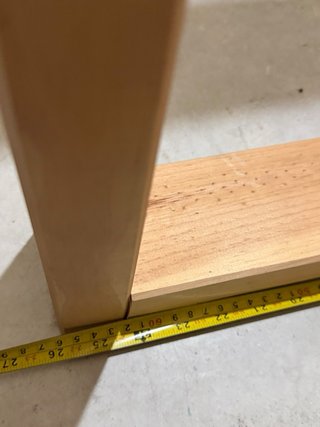 Escritorio doble de madera