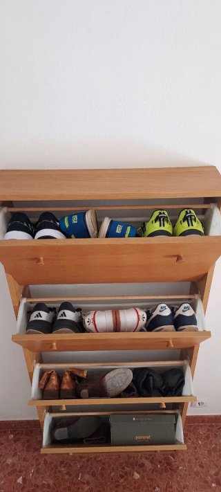 Zapatero Madera Ikea 4 puertas