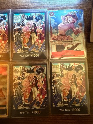 Lote cartas One Piece TCG en inglés