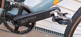 Bicicleta Gravel Cube Cross Race Gris Naranja