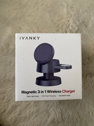 Cargador Inalámbrico Magnético 3 en 1 iVANKY