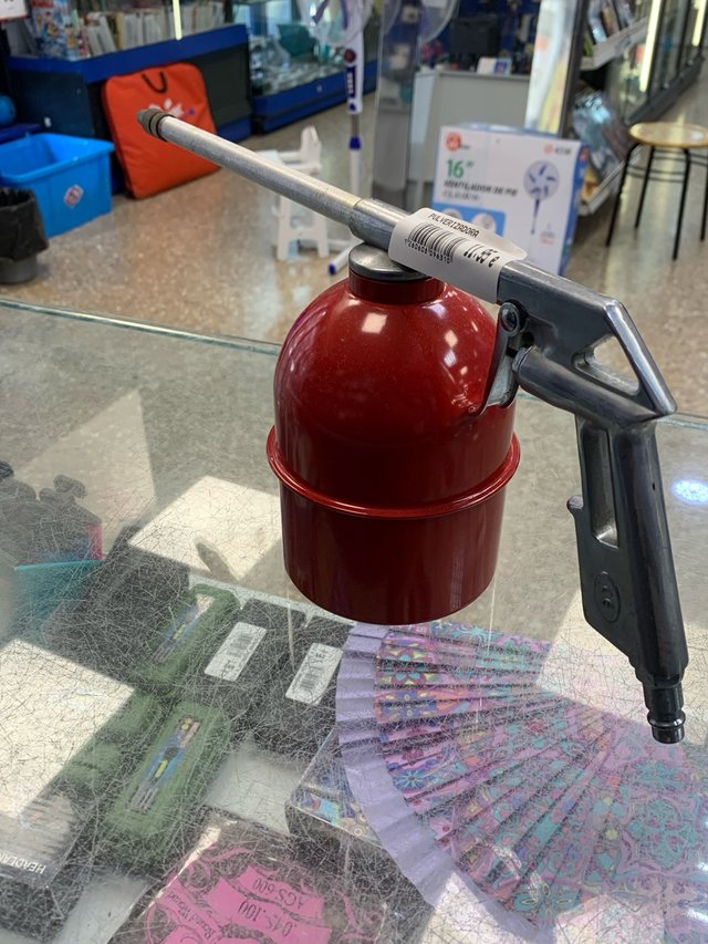 Pistola Pulverizadora Neumática Roja