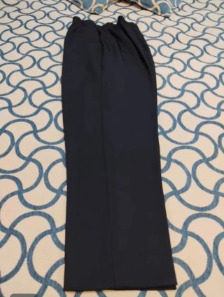 Pantalones negros talla grande mujer