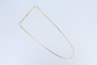Cadena Barbada Plana 50cm Oro 18k.R:02-00103