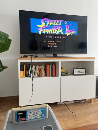 Street Fighter II Turbo SNES PAL ESP