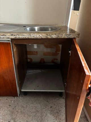 Muebles de cocina madera y piedra