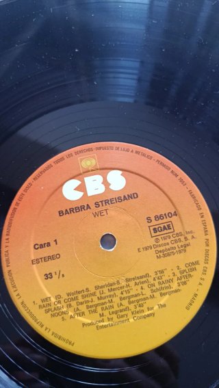 Vinilo Barbra Streisand - Wet