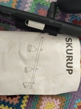 Lámpara de pie Ikea 3 focos