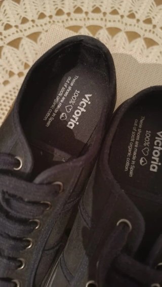 Zapatillas Victoria Negras Talla 38