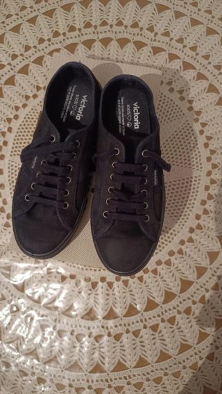 Zapatillas Victoria Negras Talla 38